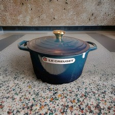 Le Creuset Signature Enameled Cast Iron Deep Round Oven, 6 1/2-Qt, Agave picture