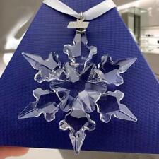 Annual 2024 Edition Crystal Snowflake Christmas Ornament Pendant Star picture