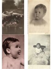 GLAMOUR BABY INFANTS 112 Vintage Real Photo Postcards (L3424) picture