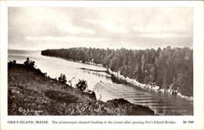 Orr's Island ME Channel to Ocean Geo. S. Graves c1900s-10s Vintage Postcard picture