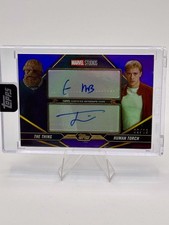 2025 Topps Marvel The Collector The Thing & Human Torch Dual Auto Purple 02/15 picture