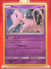 Mew SM215 Hidden Fates Ultra Rare Holo Promo Pokemon Card picture