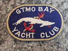 Rare Original 1950's GTMO Bay Yacht Club Morale Militaria Patch Navy Guantanamo picture