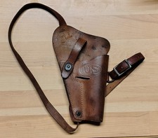 WWII US Army M3 Leather Shoulder Holster Colt M1911A1 Pistol U.S. BOYT WW2 1943 picture