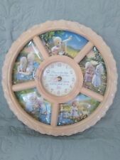 BRADFORD EXCHANGE PRECIOUS MOMENTS VERY RARE CLOCK 2002 NUMBERED WORKING  picture