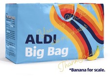 2026 ALDI BIG BAG Heritage Rainbow Striped Tote Limited Edition NEW SOLD OUT 🌈 picture