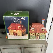 Vintage Dickens of London Lighted Porcelain Collectible Ebenezer Scrooge House picture