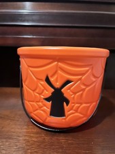 Dutch Bros Halloween Plastic Bucket Orange/Black IN HAND picture