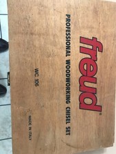 Vintage Freud WC-106 Professional Woodworking Chisel Set 6 Pc picture