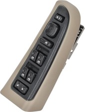 15883320 Front Driver Side Door Lock and Power Window Switch & Tan Bezel Assembl picture