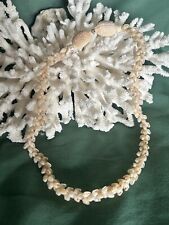 Hawaiian 100% White Momi Necklace 16” picture