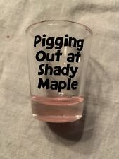 Pigging Out At Shady Maple (East Earl, PA) shot glass -decorative Purposes Only picture