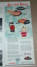 1957 print ad -Silex glass coffee tea maker carafe glassware Vintage Advertising picture