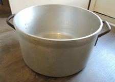Vintage Wear-Ever 44QTS Aluminum Two Handle Pot HUGE RARE No. 4158 Made in USA picture