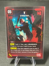 Cyberpunk TCG Beta V: Streetkid #β005b Rare alt art picture