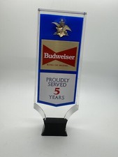 Budweiser Beer Tap Handle Five Years 197 picture