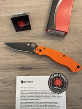 Spyderco Military 2 Cutlery Shoppe Exclusive Orange G10 DLC CTS-XHP - C36GPORBK2 picture