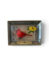 Takara Breezy Singers Northern Cardinal Motion Activated Singing Bird 2003 NOS picture