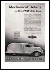 1935 International Harvester Truck Model C-30 1.5 Ton Refrigerator Body Print Ad picture