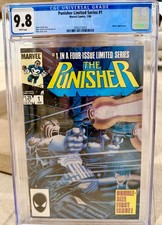Marvel The Punisher Limited Series #1 CGC 9.8 White Pages Classic Mike Zeck 1986 picture