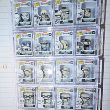 Funko Pop Teenage Mutant Ninja Turtles 16 Pack Black & White Full Set  picture