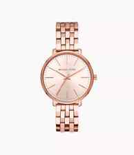Michael Kors Women's Pyper Three-Hand Rose Gold-Tone Stainless Steel Watch picture