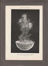 1895 QUAKER OATS Magazine AD ~ The AUTOCRAT of the BREAKFAST TABLE picture