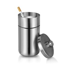 Car Ashtray with Lid Smell Proof Stainless Steel Portable Ash Tray for Car Cup picture