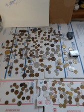 Massive Lot Of *VINTAGE* Foreign Currency Coin Collection #327 picture