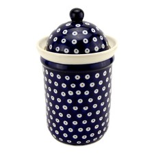 Polish Pottery Market Kitchen Canister by Zaklady Poland  - 45 oz. picture