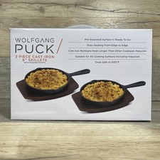 CAST IRON SKILLETS Wolfgang Puck Set of 2 - 6