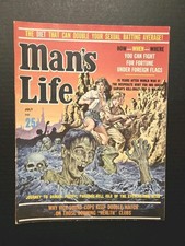 Man's Life July 1962 Amazing Girl Art -Horror Themed Zombie Cover Earl Norem picture