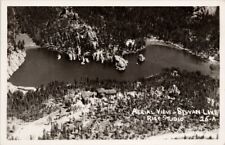 Sylvan Lake South Dakota Aerial View Custer State Park SD Rise RPPC Postcard H59 picture