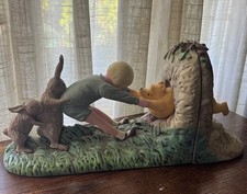 Vintage Classic Winnie The Pooh & Christopher Robin Bookends picture