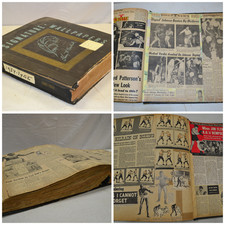 Massive Handmade Boxing Scrapbook From 1954-1955, 250 Pages - HS-A5 picture