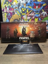NEW The Mandalorian Deluxe FiGPiN Box Set With Logo Pin & Protectors All Locked picture