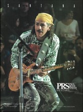 PRS Carlos Santana SE Signature Series Guitar 1995 advertisement 8 x 11 ad print picture