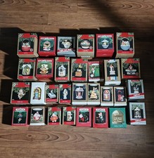 Lot of 30 -Hallmark Magic, Lighted, Motion, or Sound Ornaments -from Estate Sale picture