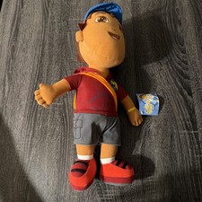 Nick Jr. Go Diego Go Diego w/Red Explorer Shirt Baseball Cap Plush Doll 18” picture
