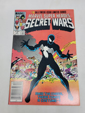 MARVEL SUPER HEROES SECRET WARS #8  1984 ORIGIN SYBIOTE VENOM NEWSSTAND  9.2 picture
