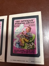 1973 Saturday Evening Ghost Topps Original Wacky Packages 11th Series VG+ picture