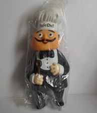 VINTAGE MAGIC CHEF VINYL COIN BANK NIP picture