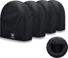 Tire Covers Set of 4,Upgraded 5 Layer Nonwoven RV Wheel Covers, Waterproof Anti picture