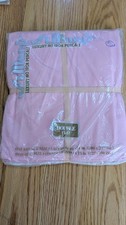 St. Mary's Double Fitted Luxury Sheet No Iron Percale Bold Pink NOS Vintage Full picture