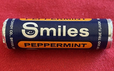 Vintage SMILES PEPPERMINT CANDY ROLL Spangler Candy Co. Unopened NOS Pre-Barcode picture
