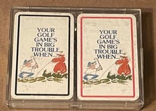 NEW Golf Humor Playing Cards 