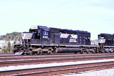 NORFOLK SOUTHERN (NS) SD40-2 3312 Original slide--Ex. Southern Railway (SOU) picture