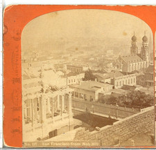 J.J. Reilly, San Francisco From Nob Hill--Stereoview D118 picture