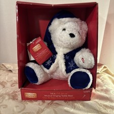 Lowe's Christmas Snowflake Teddy Bear Stuffed Animal Plush Collectible 2010 Box picture