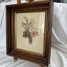 Beautiful Wooden Antique Victorian Shadow Box Frame 14 x 15.5 in picture